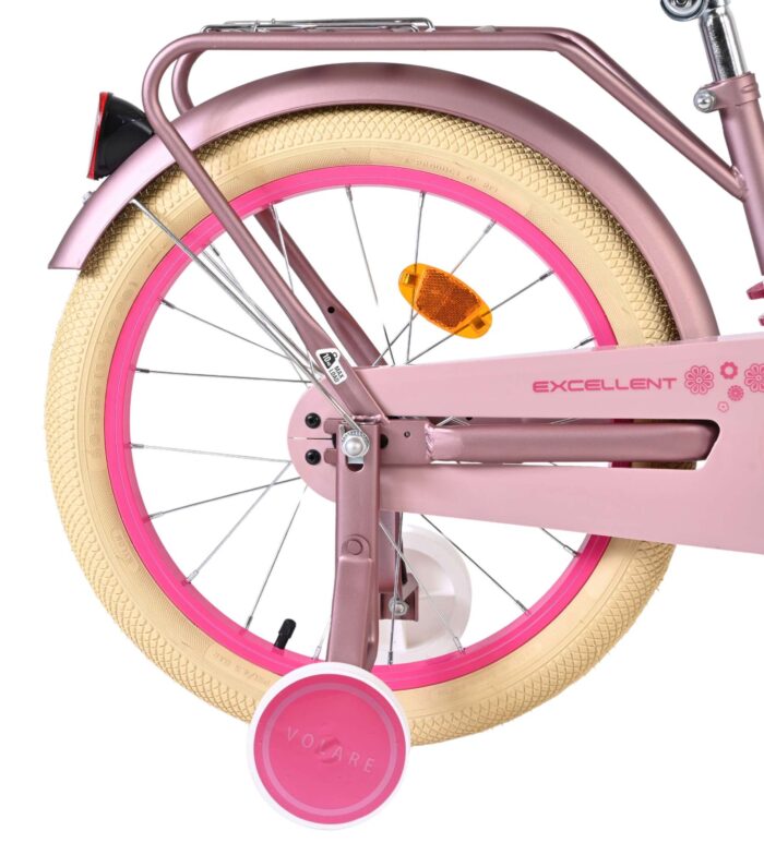Volare Excellent Kinderfiets - Meisjes - 18 inch - Mat Roze - Afbeelding 2