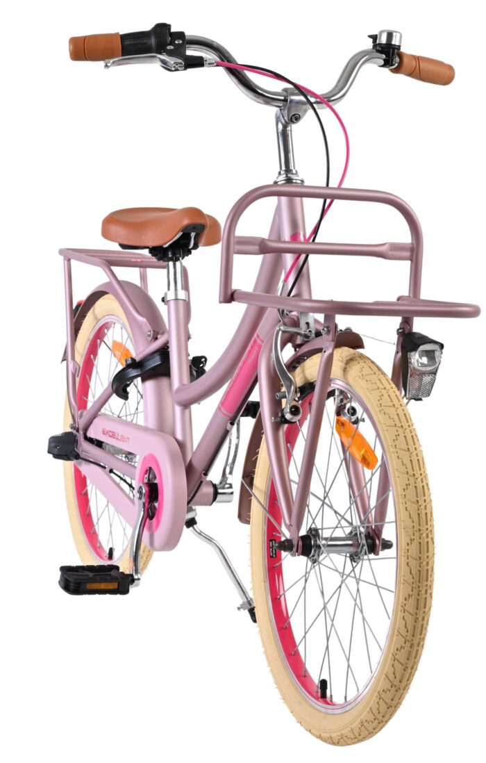 Volare Excellent Kinderfiets - Meisjes - 20 inch - Mat Roze - 3 versnellingen - Afbeelding 6