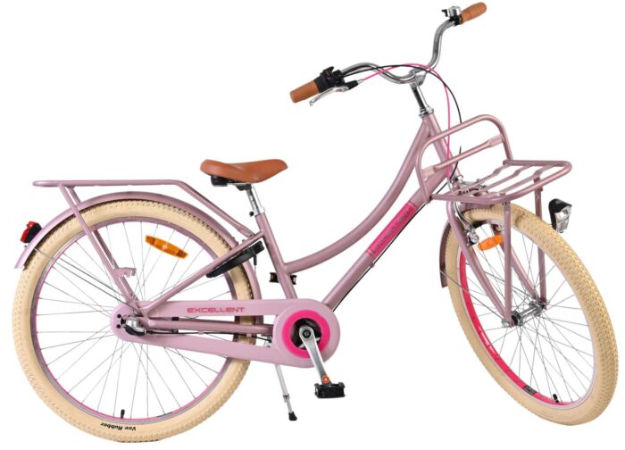 Volare Excellent Kinderfiets - Meisjes - 24 inch - Mat Roze - 3 Versnellingen - Afbeelding 11