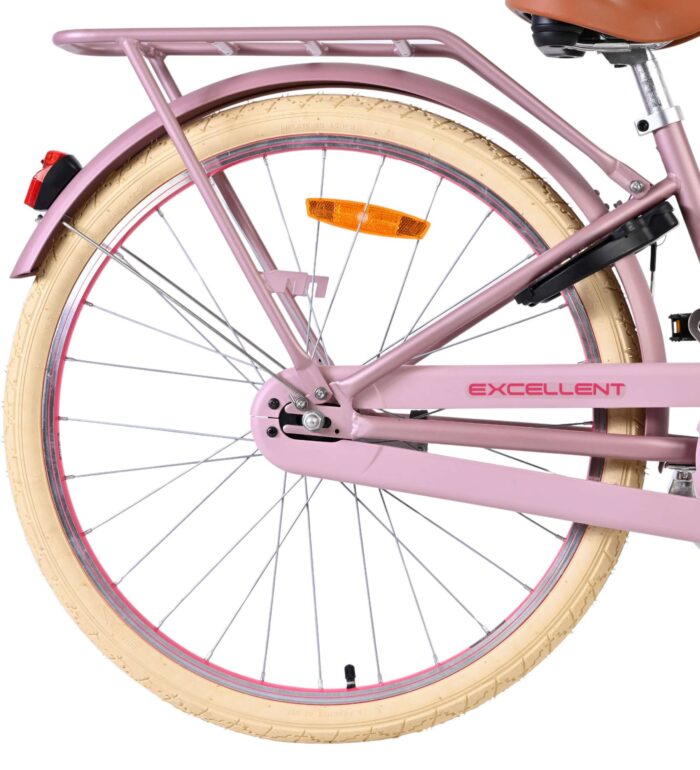 Volare Excellent Kinderfiets - Meisjes - 24 inch - Mat Roze - Afbeelding 2