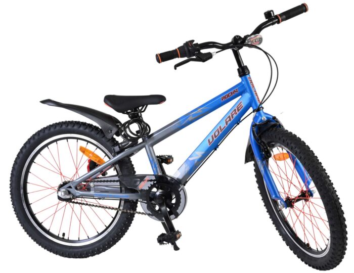 Volare Rocky Kinderfiets - 20 inch - 3 speed - Blauw/Grijs - Afbeelding 11