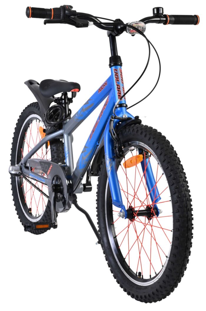 Volare Rocky Kinderfiets - 20 inch - 3 speed - Blauw/Grijs - Afbeelding 6