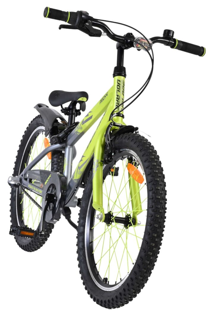 Volare Rocky Kinderfiets - 20 inch - 3 speed - Groen/Grijs - Afbeelding 6