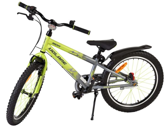 Volare Rocky Kinderfiets - 20 inch - 3 speed - Groen/Grijs - Afbeelding 9