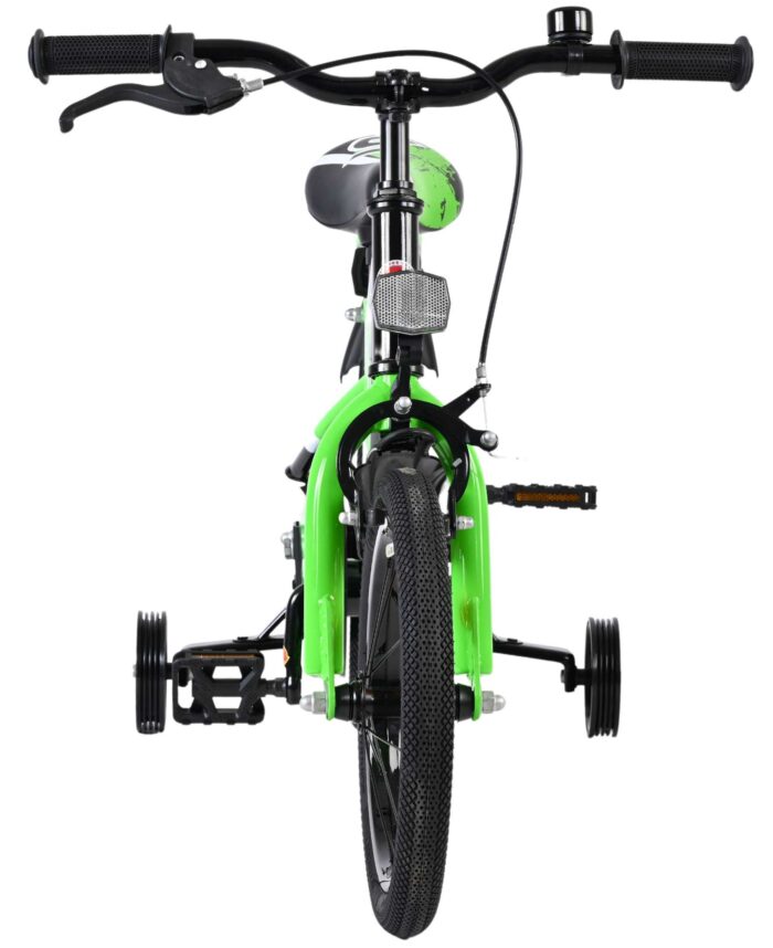 Volare Sportivo Kinderfiets - Jongens - 14 inch - Groen Zwart - Afbeelding 6