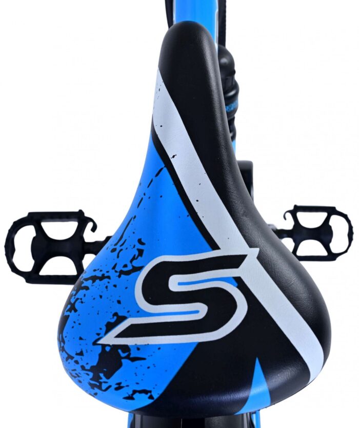 Volare Sportivo Kinderfiets - Jongens - 24 inch - Zwart Blauw - Twee Handremmen - Afbeelding 4