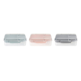 Excellent Houseware lunchbox met dressingbeker 3 assorti - Afbeelding 2