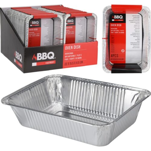 Bbq bereidingsbak set van 4 stuks