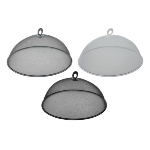 Foodcover vliegen metaal 35cm 3 assorti
