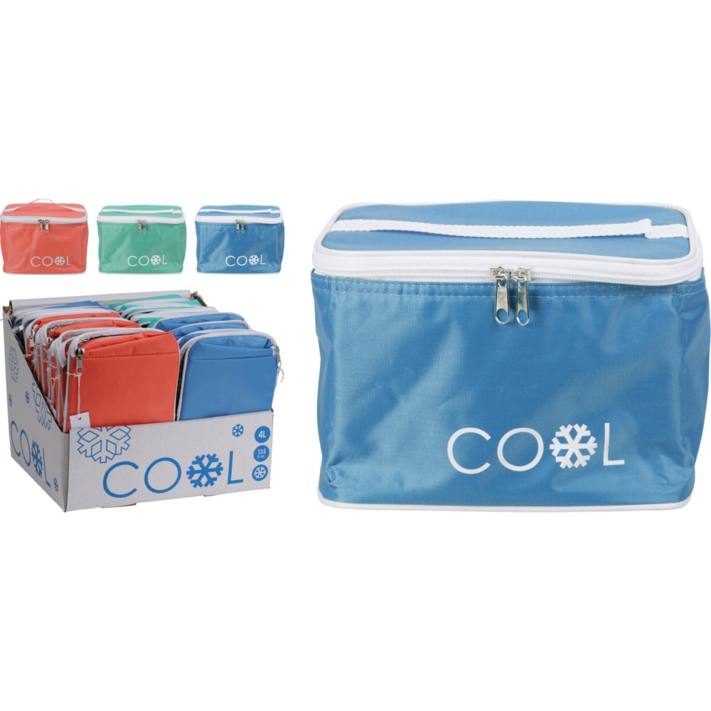Koeltas 4 liter 3 assorti kleur