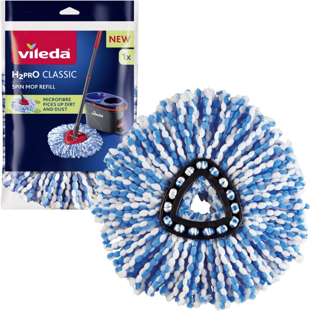 Vileda h2pro spin mop vervanging