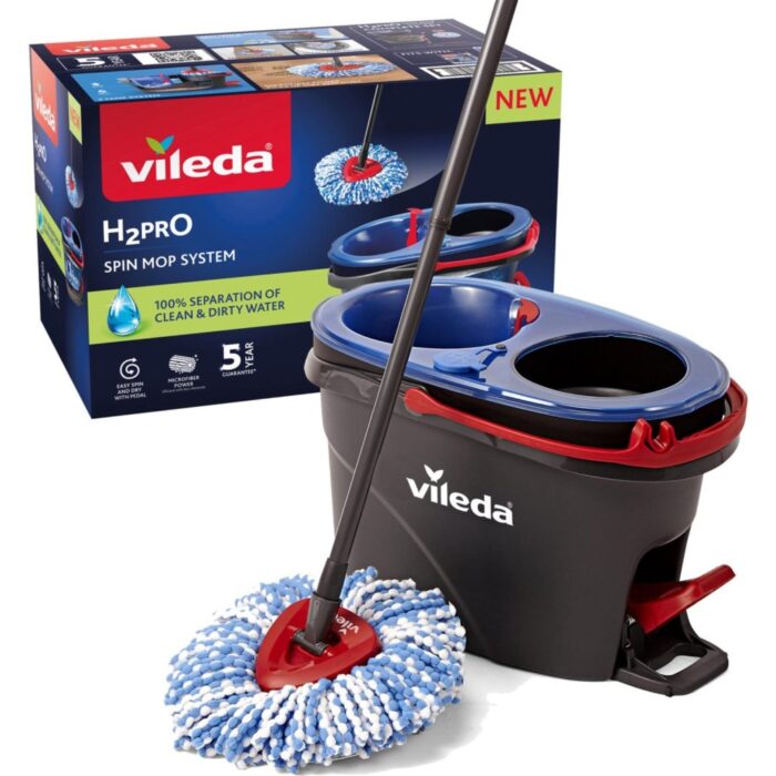 Vileda h2pro spin mop box