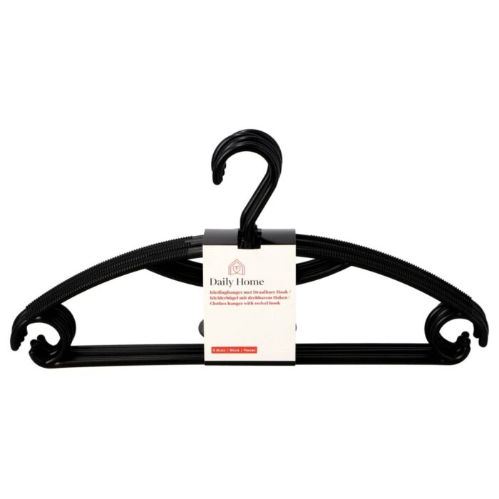 Daily home kledinghanger plastic set 5