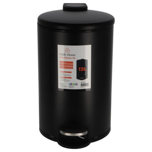 Daily home pedaalemmer 12l zwart