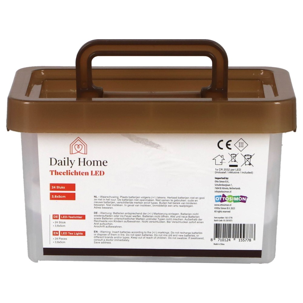 Daily home led theelicht 24 stuks
