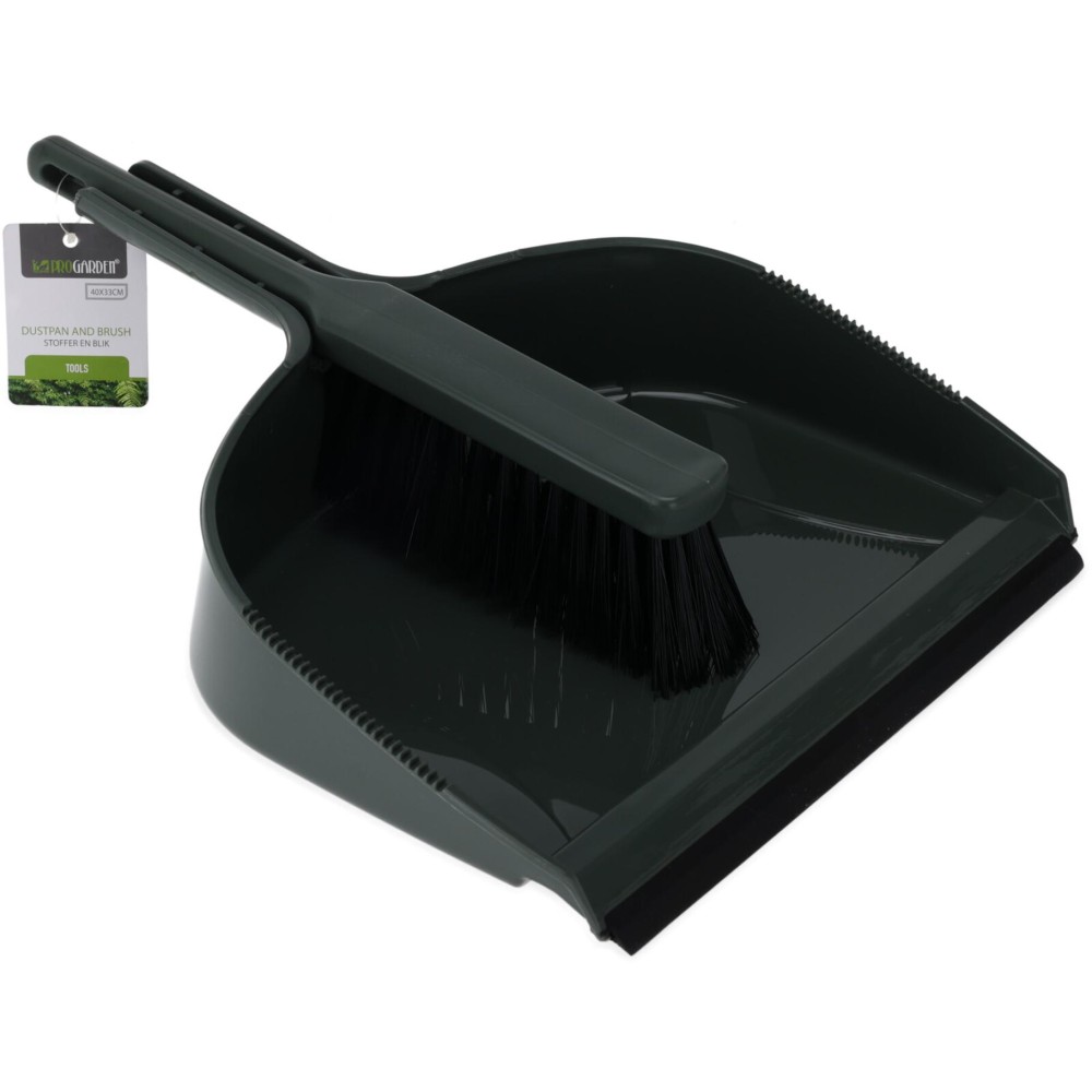 Stoffer en blik pp groen groot