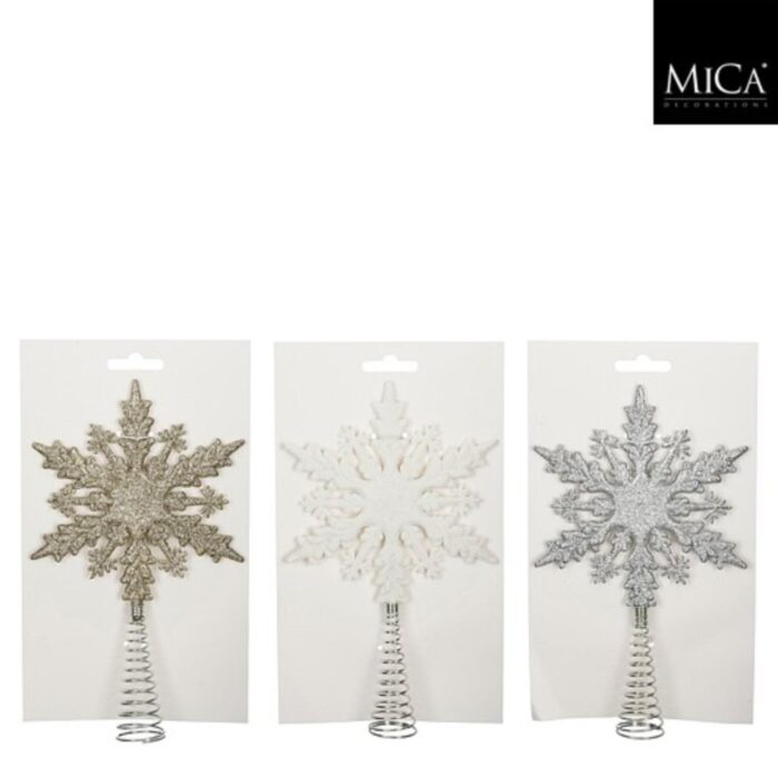 Piek wit champagne zilver 3 assorti - l14xb21xh3cm