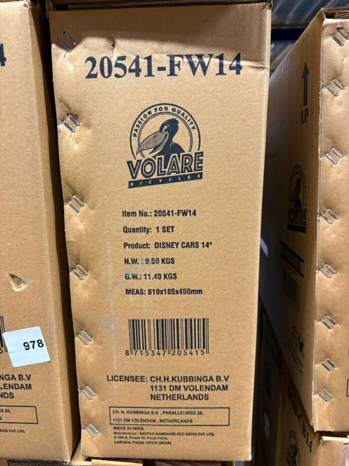 Disney Cars Kinderfiets - Jongens - 14 inch - Rood - Twee handremmen - Afbeelding 11