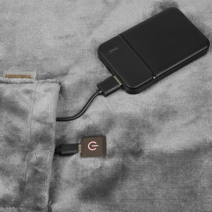 Tristar warmte omslagdeken 150x80cm incl powerbank - Afbeelding 5