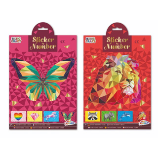 Sticker Op Nummer A4 4 Prints 2 Assorti - Afbeelding 5