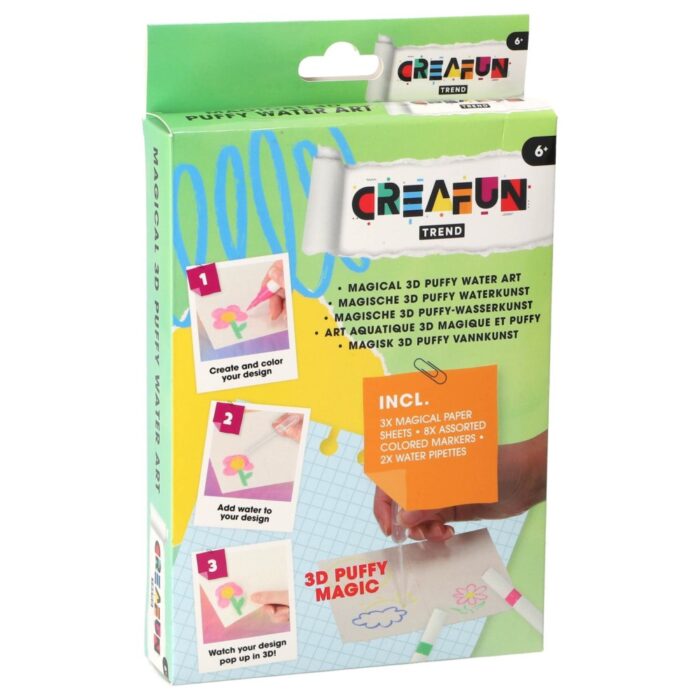 Creafun Trend magische 3d puffy waterkunst