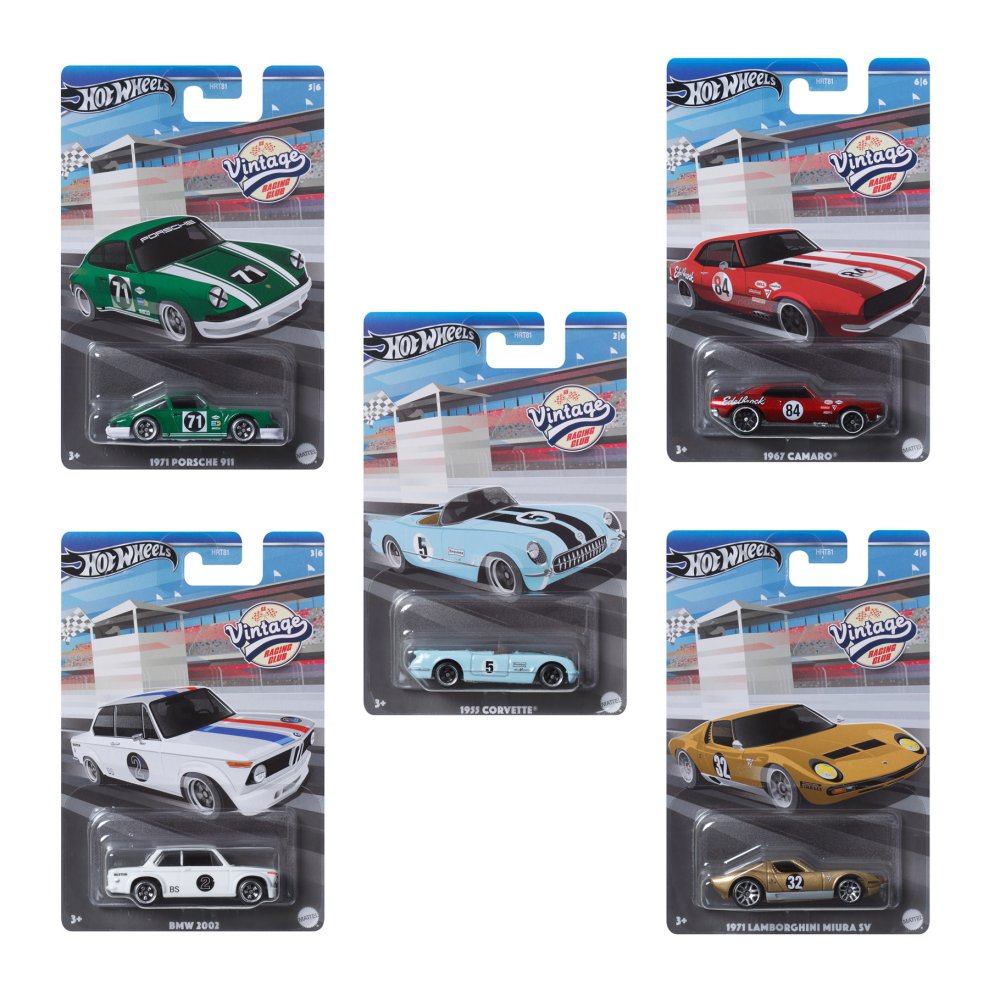 Hot Wheels die cast vintage assorti