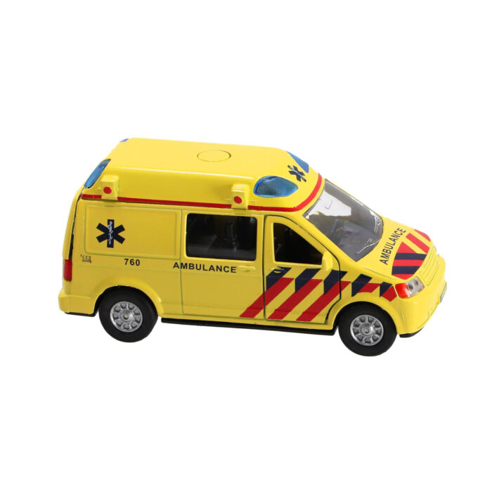Auto Pull Back Ambulance Met Geluid - Afbeelding 2