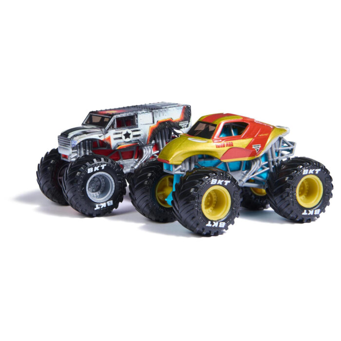 Monster Jam 1:64 2 pack Marvel (Ass) - Afbeelding 3