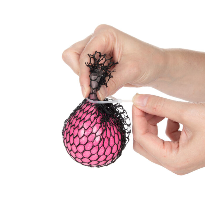 Kidscovery maak een knijpbal in een net 4 assorti - Afbeelding 6