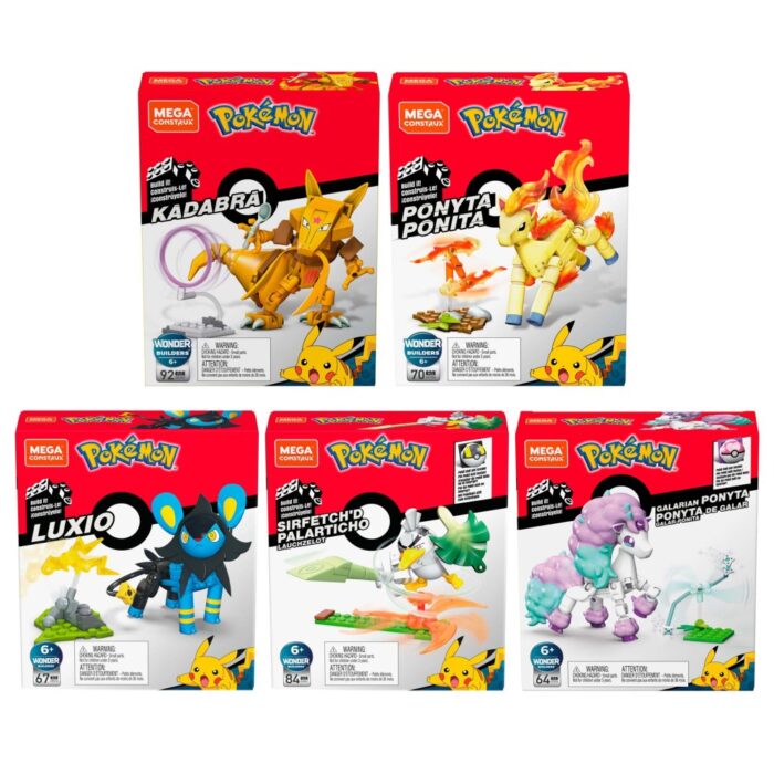 Pokemon mega construx power pack assorti