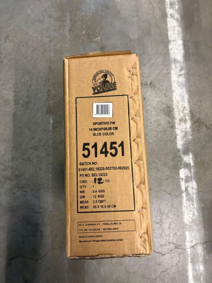 Volare Sportivo Kinderfiets - Jongens - 14 inch - Blauw Zwart - Twee Handremmen - Afbeelding 11