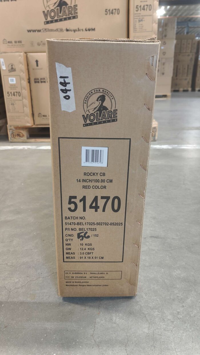 Volare Rocky Kinderfiets - Jongens - 14 inch - Rood - Afbeelding 11