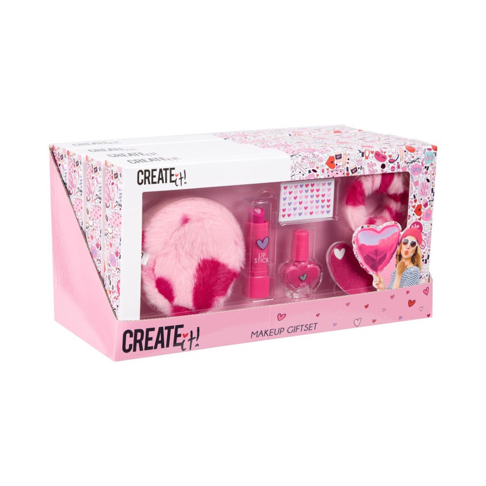 Create It! Love Make-Up Set Hartjes