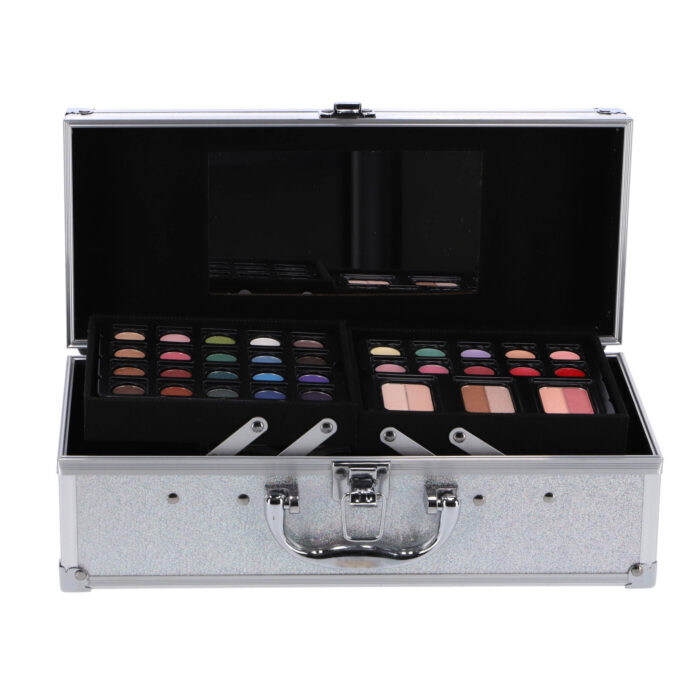 Casuelle Cosmetica Koffer Rechthoekig Zilver - Afbeelding 2