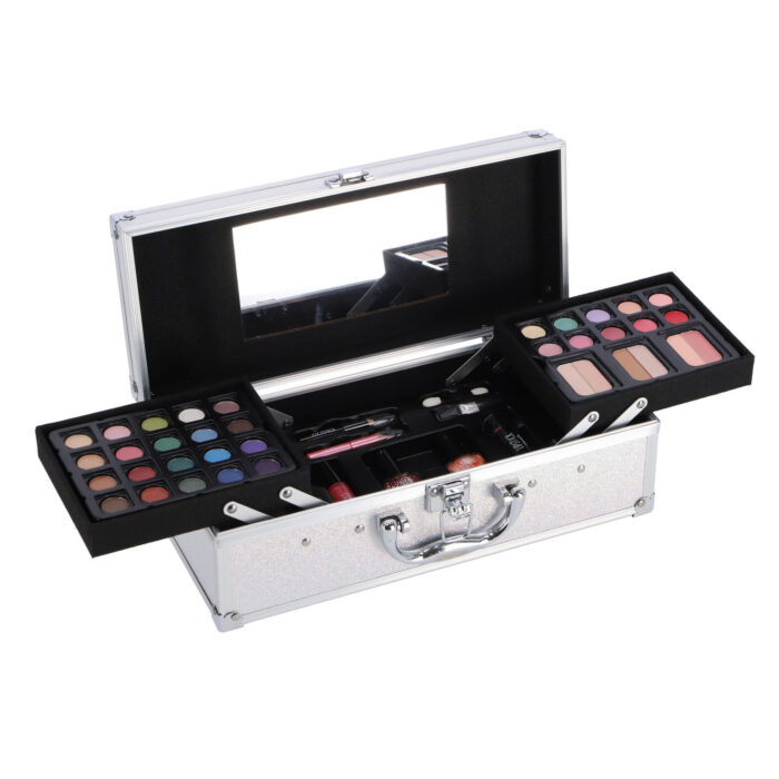 Casuelle Cosmetica Koffer Rechthoekig Zilver - Afbeelding 4