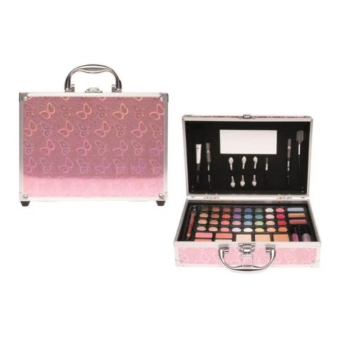 Casuelle Make Up Koffer Roze Met Vlinder Finish