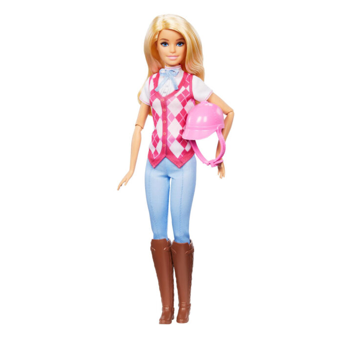 Barbie Family Horse Chase paardrij pop - Afbeelding 3