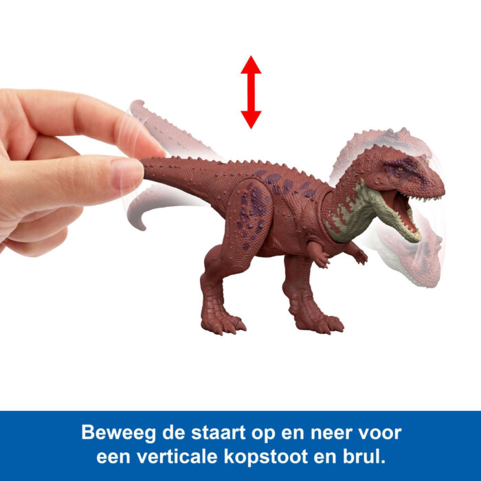 Jurassic world wild roar aucasaurus - Afbeelding 4