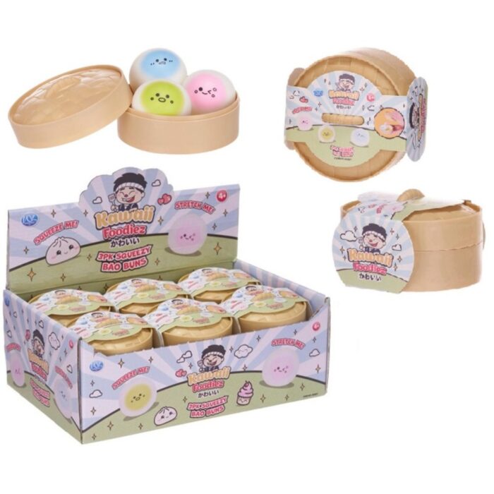 Kawaii foodiez squishy dumplings 3-pack