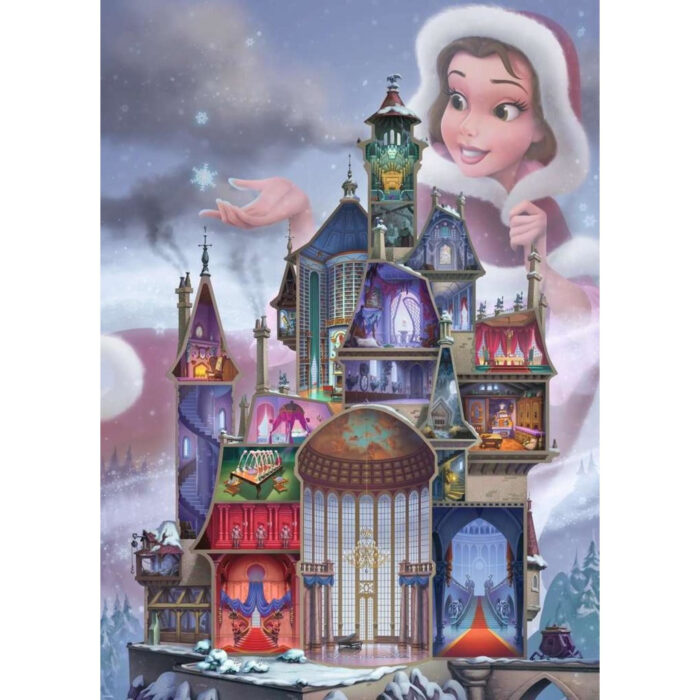 Ravensburger puzzel Disney castles Belle  1000 stukjes - Afbeelding 2