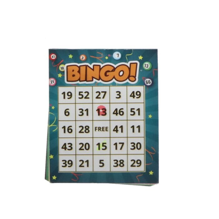 Bingokaarten 500 vellen op blok