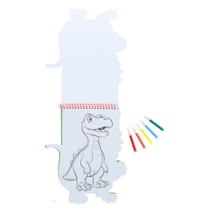 Kleurboek dino / eenhoorn met stiften en stickers - Afbeelding 6