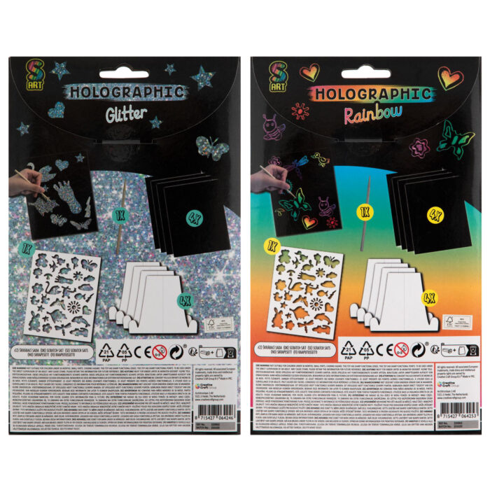 Scratch art A4 assorti - Afbeelding 4