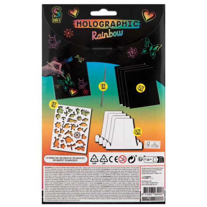 Scratch art A4 assorti - Afbeelding 6