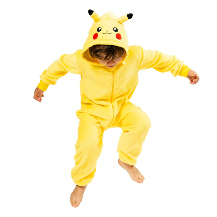 Kostuum Pikachu Onesie 6-8 jaar - Afbeelding 2
