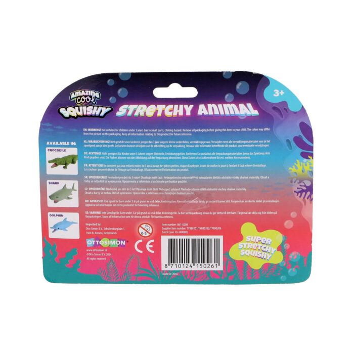 Amazing Cool Stretchy haai, dolfijn of krokodil assorti - Afbeelding 5