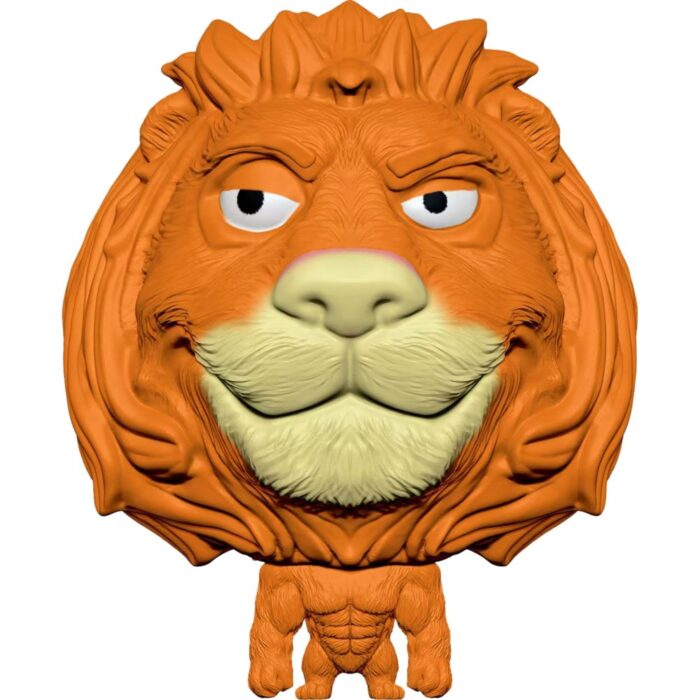 Splats Head Orange Lion 11 cm
