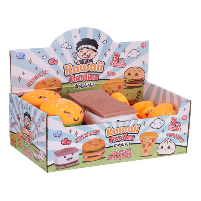 Kawaii foodiez squishy fast food 3 asst - Afbeelding 3