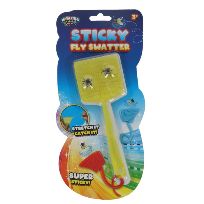 Amazing cool sticky vliegenmepper + 2 vliegen  assorti - Afbeelding 2