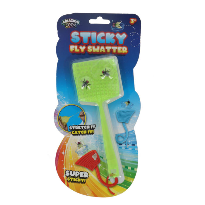 Amazing cool sticky vliegenmepper + 2 vliegen  assorti - Afbeelding 3